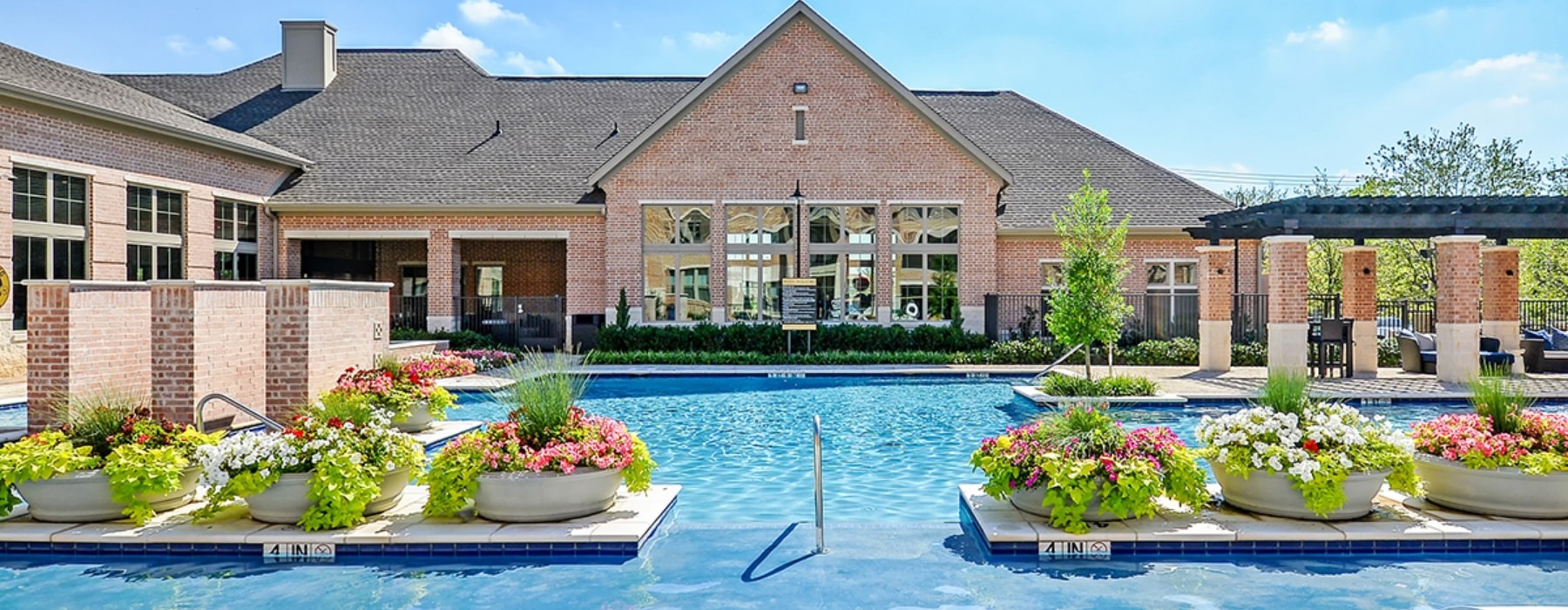 pool with lounge chairs